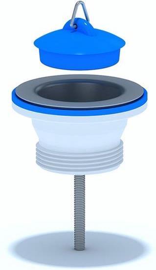 Immagine prodotto Ani Plast Scarico 1 1/4 Con Griglia In Acciaio Inox + Tappo In Plastica M205