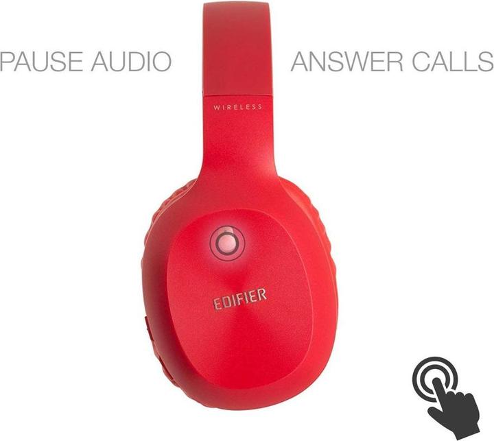 Actual product image Edifier wireless headphones W800BT Plus, aptX (raudonas) (ANC, 55 h, Wireless)