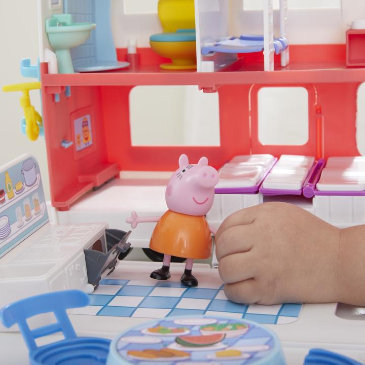 Immagine prodotto Peppa Pig Pig s Avonturen, Camper per famiglie, Kinderspeelgoed met 4 figure