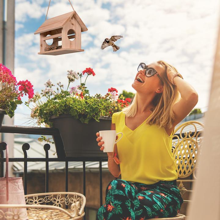 Actual product image Relaxdays Bird Feeder