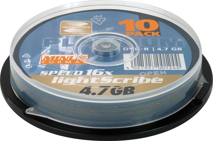 Actual product image Platinum DVD-R 16x 4.7GB 10pcs (10 x)