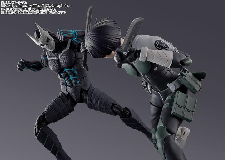 Actual product image Bandai Kaiju No. 8 S.H.Figuarts action figure Soshiro Hoshina 14 cm