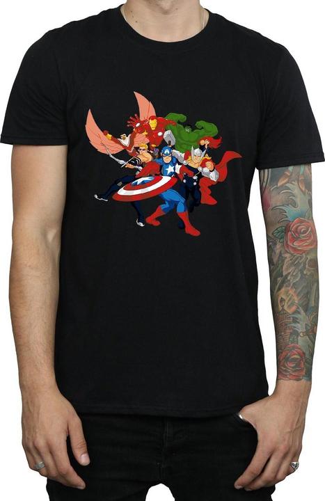Image du produit Mens Avengers Assemble Comic Team T-Shirt (M)