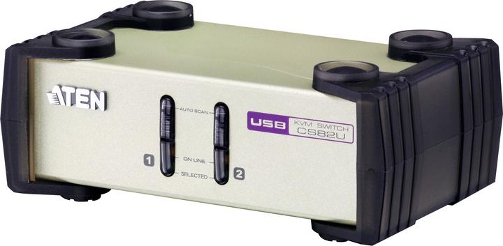 Aten CS82U, 2 Port KVM Switch, USB, PS/2 & VGA