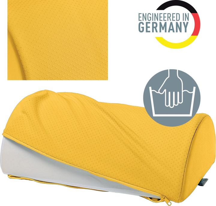 Actual product image Leitz Footrest in yellow (26 x 14 x 40.5 cm)