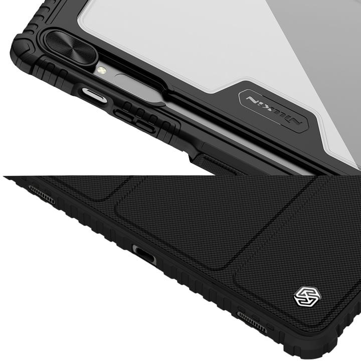 Produktbild Nillkin Bumper Leather Case Pro Hülle für Samsung Galaxy Tab S9 Ultra – Schwarz (Samsung Galaxy Tab S10 Ultra)