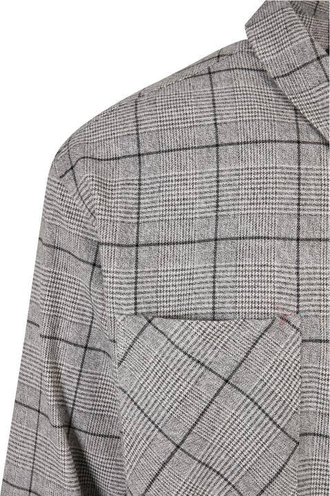 Produktbild Urban Classics Long Oversized Checked Greyish Shirt (XL)