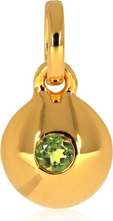 Produktbild Xen Anhänger mit 3 mm Peridot ca. 0,12 ct. gelbvergoldet (925 Sterling Silber)