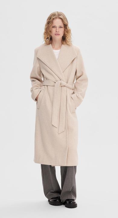 Image du produit Selected Femme Manteau de laine ceinturé (44)