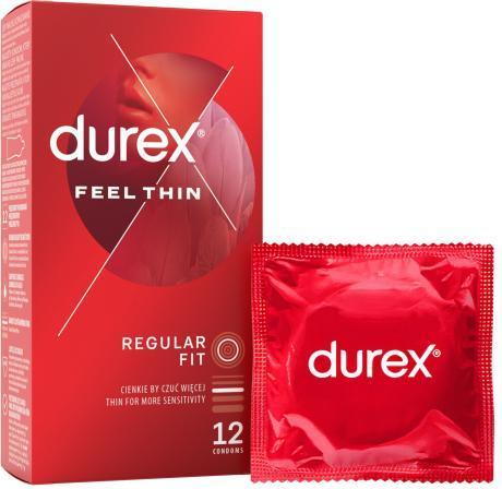 Produktbild Durex Feel Thin Classic Latex Condoms 12Pcs (12 Stk.)