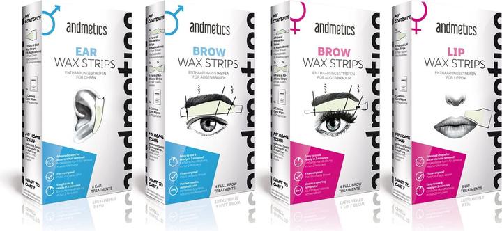 Produktbild Andmetics Lip Wax Strips (8 x)