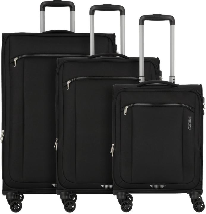 American Tourister Avantour 4 Rollen Kofferset 3-teilig mit Dehnfalte (218 l, XL (ab 115l))