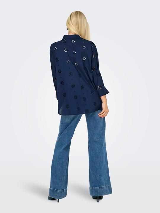Actual product image Only Onlnew Lina Grace Ls Brod Angl Shirt Wvn (M)