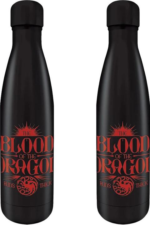 Actual product image Game of Thrones Blood Of The Dragon Metal Water Bottle