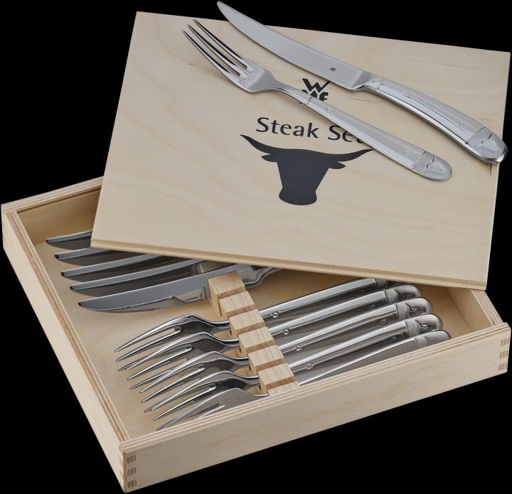 Produktbild WMF 1289436046 SET 12 STEAK BULLSHEAD (12 Stück, Besteck Set)