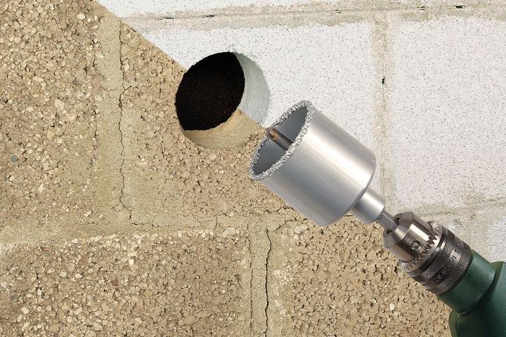Image du produit wolfcraft wolfcraft 1 Bohrkrone HM m. Schaft u. Bohrer ø33mm (33 millimètres)