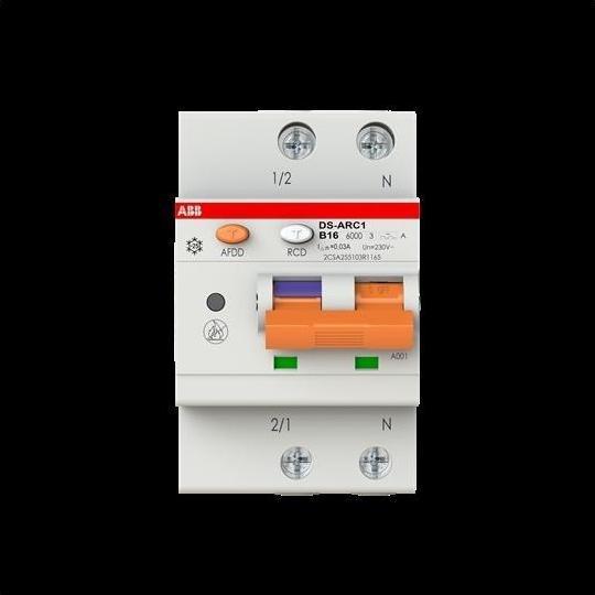 Immagine prodotto Busch-Jaeger Busch-Jäger AFDD+FI/LS DS-ARC1A-B16/0,03, 6kA, 3TE Dispositivo di protezione contro gli archi