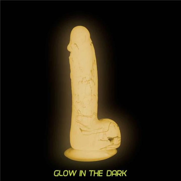 Actual product image Naked Addiction Brandon Glow In The Dark Dildo 19 cm