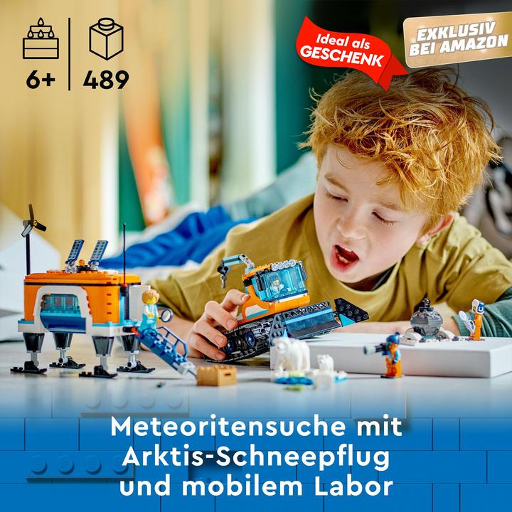 Produktbild LEGO City Arktis-Schneepflug mit mobilem Labor (60378, LEGO City)