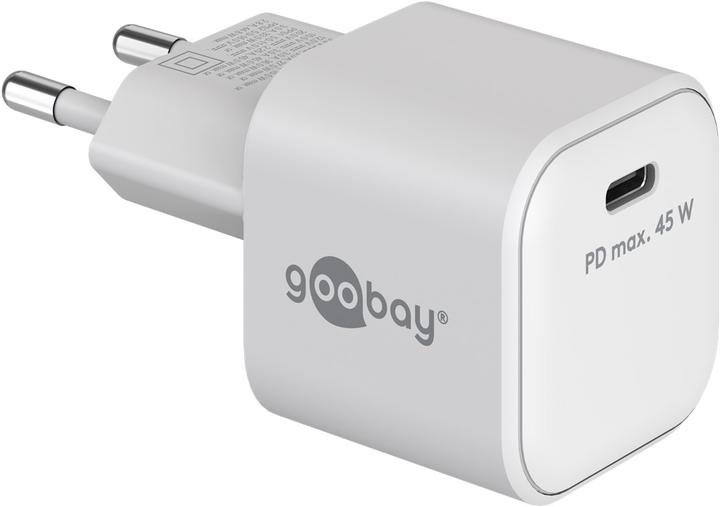 Produktbild Goobay USB-C Nano Schnellladegerät mit GaN Technologie (45 W)