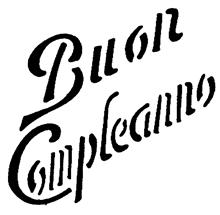 Image du produit Piazza Pochoir pour décoration de gâteaux Buon Compleanno D26cm