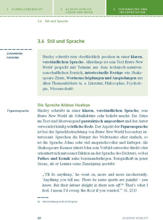 Produktbild Aldous Huxley: Brave New World (Deutsch, Aldous Huxley, 2023)