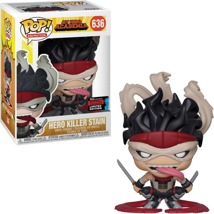 Actual product image Funko POP! My Hero Academia Hero Killer Stain Exclusive Fall Convention 2019