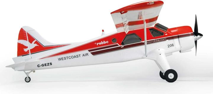 Actual product image Robbe DHC-2 Air Beaver powered aircraft, red, 1520 mm PNP (Multi motor)