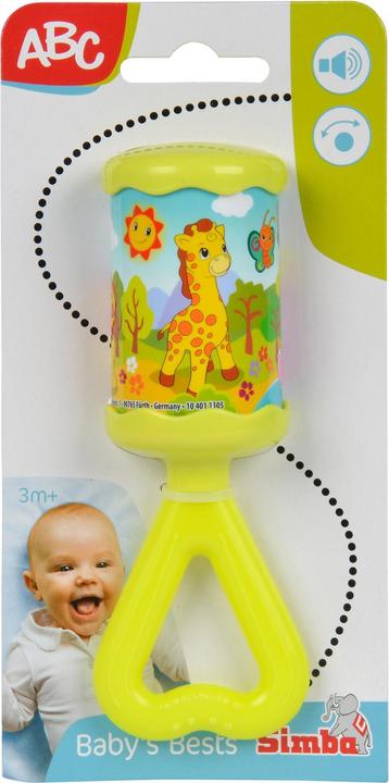Actual product image Simba 104011305 - ABC Kling-Klang rattle, 3 assorted, only one item is delivered, with al