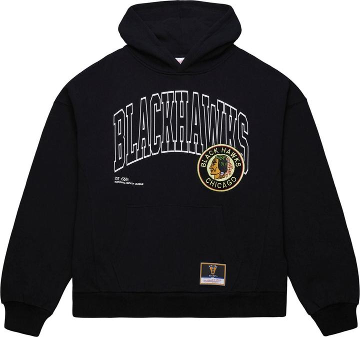Produktbild Mitchell & Ness M&N Fleece Oversized Hoody Chicago Blackhawks - L (L)