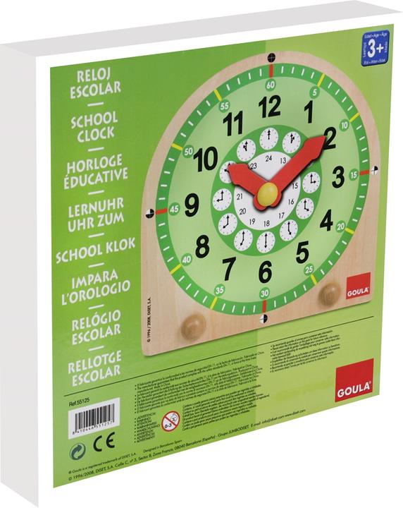 Produktbild Goula Lernuhr aus Holz (Deutsch)