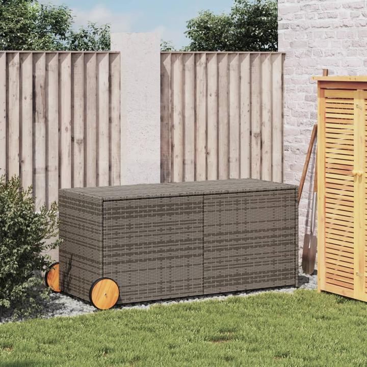 Produktbild VidaXL Gartentruhe mit Rollen 283L