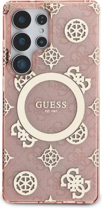 Produktbild Guess 4G Peony Pattern Case für Samsung Galaxy S25 Ultra - gold (Samsung Galaxy S25 Ultra)