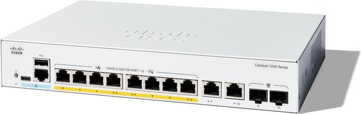 Produktbild Cisco CATALYST 1200 8-PORT GE POE EXT (10 Ports)
