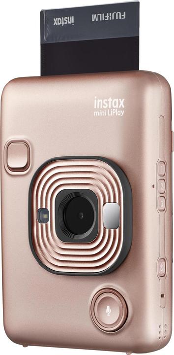 Actual product image Fujifilm Instax Mini LiPlay Blush Gold