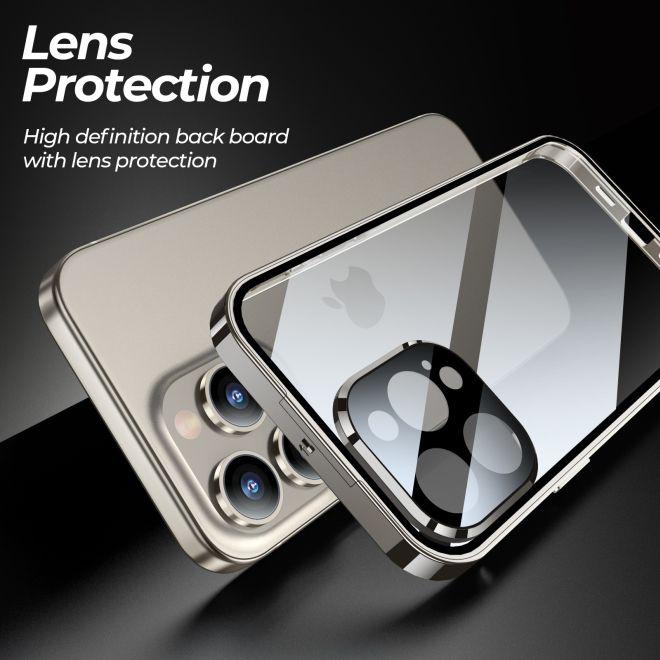 Produktbild MU Classic 360 Grad Hülle Privacy Locking Edition (Apple iPhone 15 Pro)