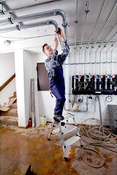 Produktbild Krause Aluminium Doppel-Klapptritt kl (Trittleiter, 42 cm)
