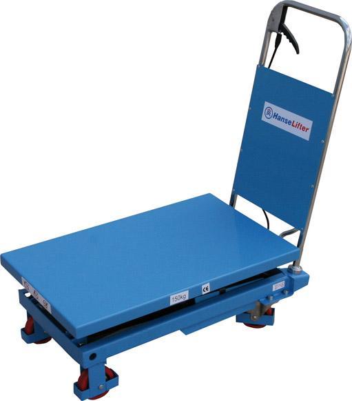 Image du produit Hanselifter Tables élévatrices manuelles à double ciseaux SPS (150 kg)