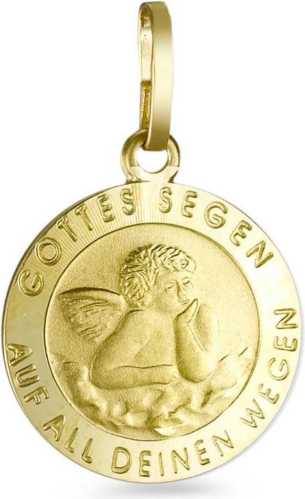 Produktbild Rhomberg Anhänger Schutzengel "Zur heiligen Taufe" (Gold)