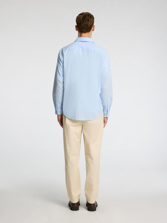 Image du produit Selected Homme Seersucker Langarmhemd (S)