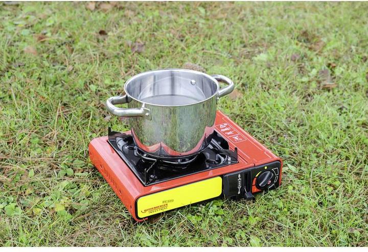 Produktbild Rothenberger Industrial Gas Camping Kocher Gourmet Piezo RS 220 1500003730 Edelstahl