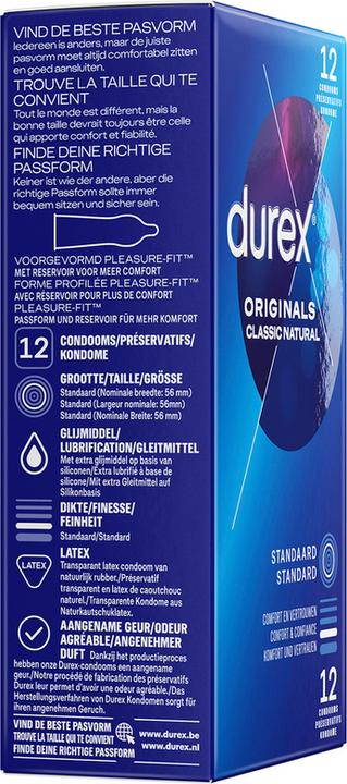 Produktbild Durex Originals Classic Natural (12 Stk.)