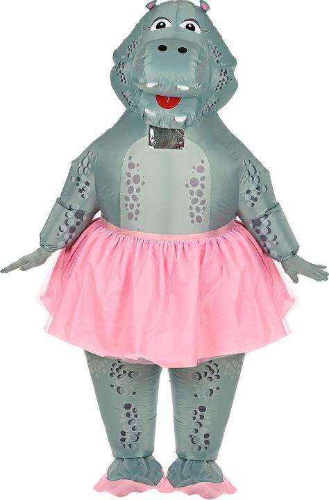 Immagine prodotto Widmann HIPPO BALLERINA (aufblasbares Kostüm m. integriertem Gebläse & Maske), One Size Fits Most Adult (Taglia unica)