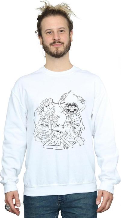 Immagine prodotto Disney The Muppets Group Line Art Felpa Uomo (XL)