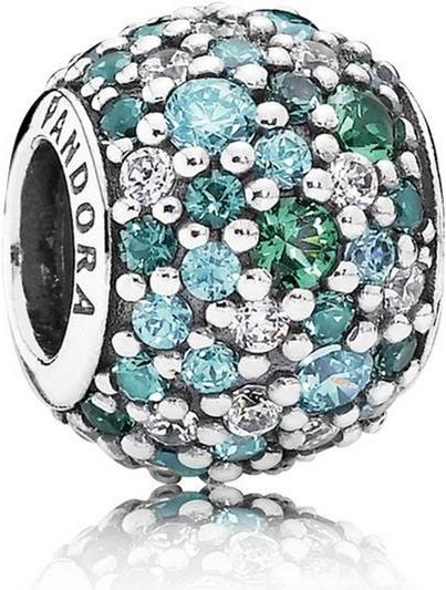 Produktbild Pandora Charms/Beads Meeresmosaik Pavé-Kugel (Silber)