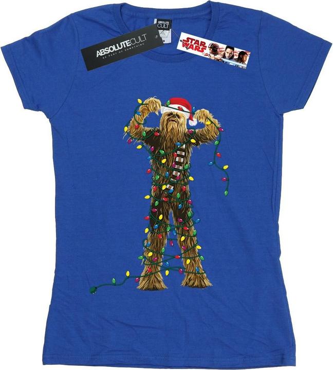 Produktbild Star Wars Chewbacca Christmas Lights TShirt (S)