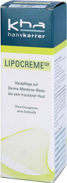 Produktbild Hans Karrer Lipocreme ECO, 100 ml CRE (Körpercreme, 100 ml)