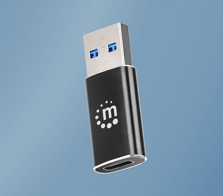 Produktbild Manhattan USB A – USB C Adapter