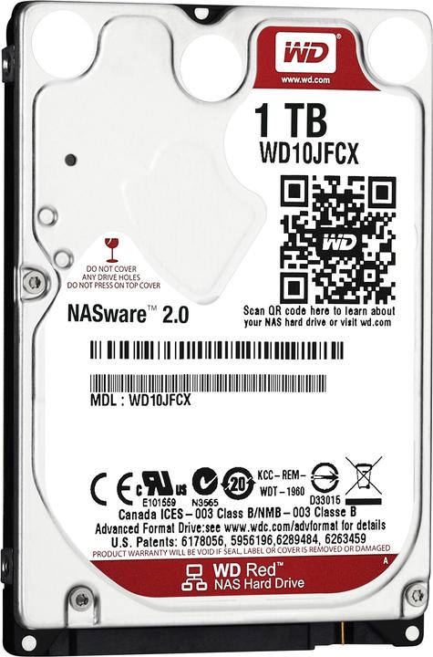 Produktbild WD Red Plus (1 TB, 2.5", CMR)