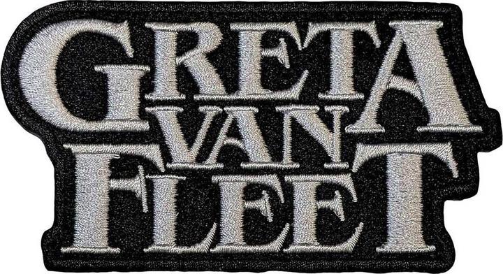 Actual product image Greta Van Fleet Woven Logo Iron On Patch